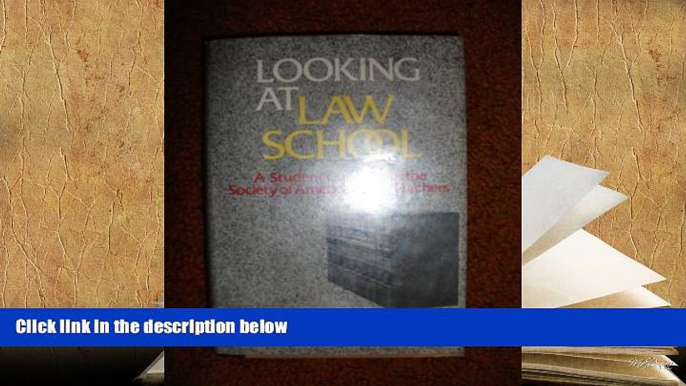 FREE [PDF] DOWNLOAD Looking at law school: A student guide from the Society of American Law