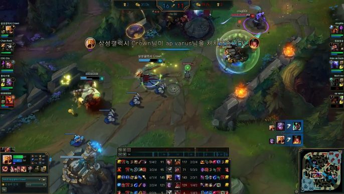 SSG Crown - Azir vs Ryze - SKT T1 Faker, KR LOL Highlights _ 크라운 아지르-8O-0DPMIF3s