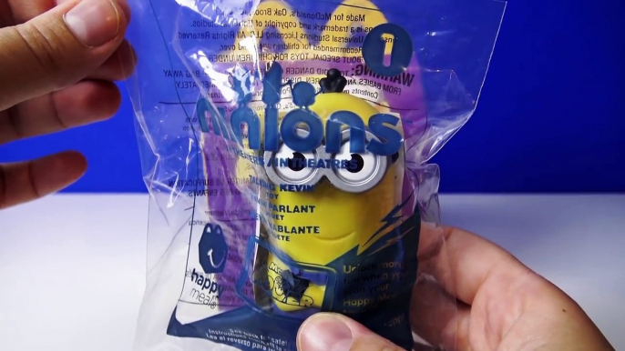 NEW Minions McDonalds Happy Meal Toys Minions Movie Talking Bob-Family4Fun Talking Kevin R