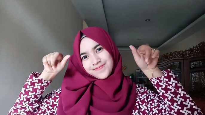 Tutorial Hijab Segi Empat Diamond