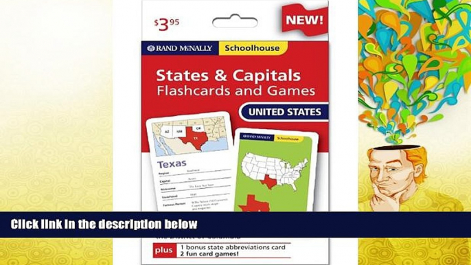 Audiobook  Rand Mcnally Schoolhouse U.s. States   Capitals Flashcards And Games Full Book