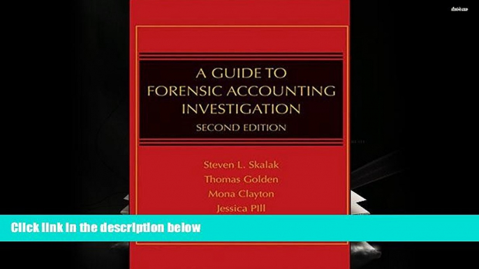 Audiobook  A Guide to Forensic Accounting Investigation Steven L. Skalak Full Book