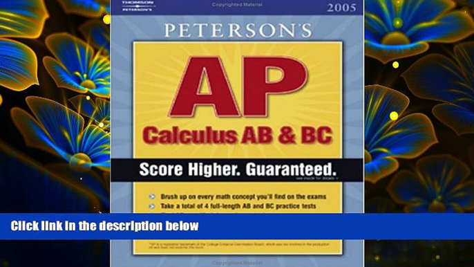 READ book Master the AP Calculus AB   BC, 1st edition (Peterson s AP Calculus AB   BC) Peterson s