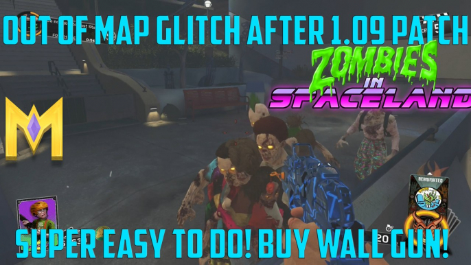 Zombies In Spaceland Glitches - *AFTER PATCH 1.09 SOLO Out Of Map Glitch - "Out Of Map After 1.09"