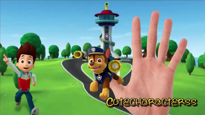Paw Patrol Finger Family Paw Patrol singing and cartoons introducing fingers