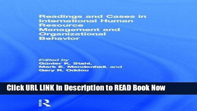 PDF Online Readings and Cases in International Human Resource Management and Organizational