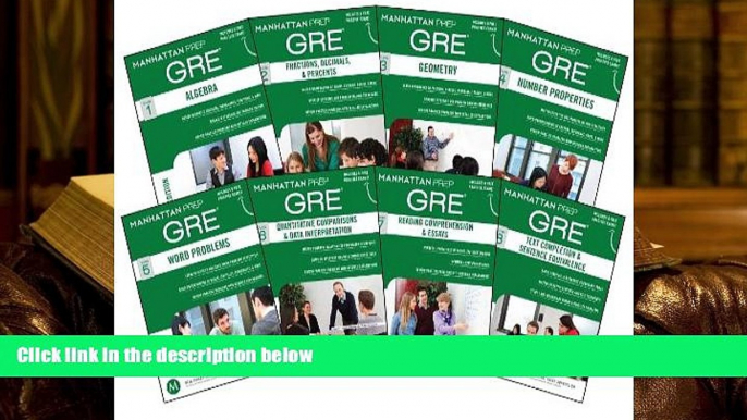 Popular Book  Manhattan Prep GRE Set of 8 Strategy Guides (Manhattan Prep GRE Strategy Guides)