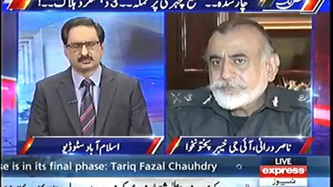 Javed Chaudhry praises IG KP Nasir Durrani for outstanding police performance