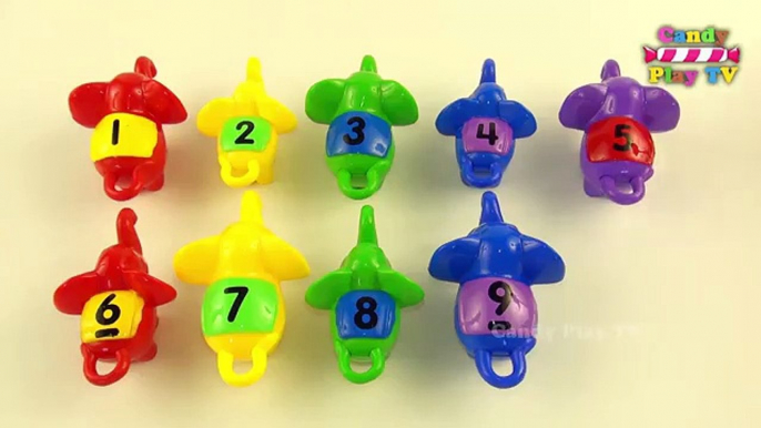 Learn To Count With Play Doh Fruits And Vegetables Squishy Glitter Foam | Learning Numbers