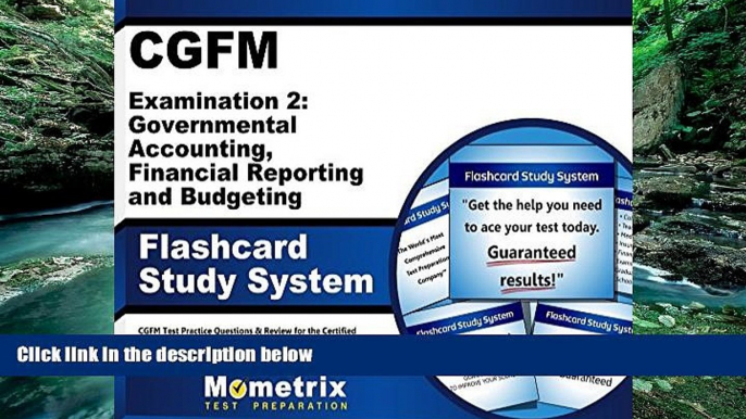 PDF [Download]  CGFM Examination 2: Governmental Accounting, Financial Reporting and Budgeting