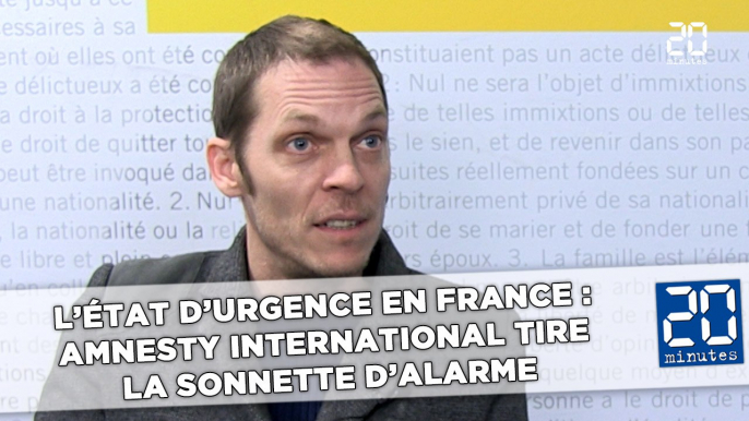 État d'urgence en France: Amnesty International tire la sonnette d'alarme