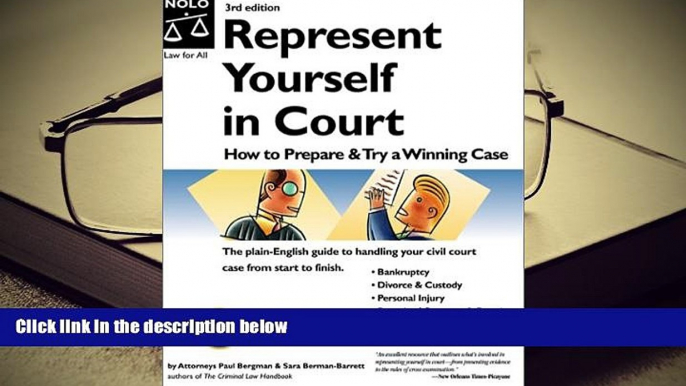 BEST PDF  Represent Yourself in Court:  How to Prepare   Try a Winning Case (3rd Ed) [DOWNLOAD]