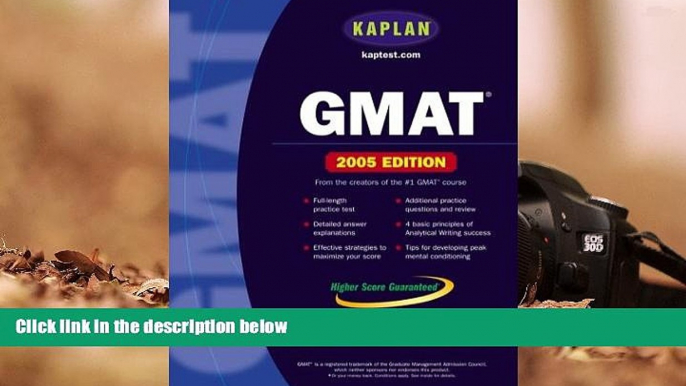 Best Ebook  Kaplan GMAT 2005  For Online