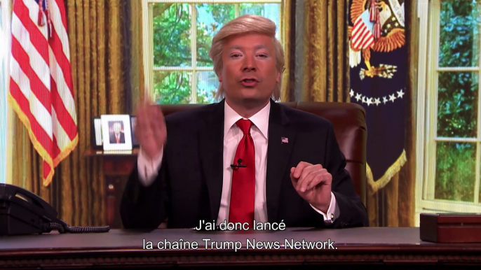 Jimmy Fallon crée “Trump News Network” - The Tonight Show du 22/02 - CANAL+