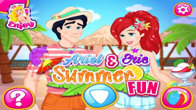 The Best Disney Couple?! Princess Ariel & Eric Summer Fun Pranks | Disney Princess Games F