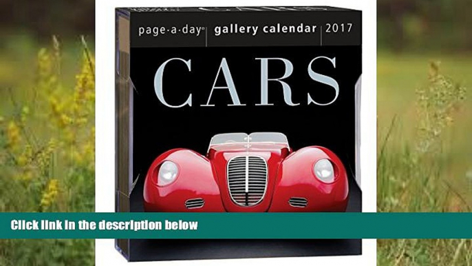 Read Online Cars Page-A-Day Gallery Calendar 2017 Workman Publishing For Ipad