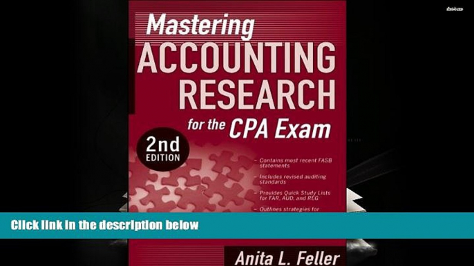 Best Ebook  Mastering Accounting Research for the CPA Exam  For Full