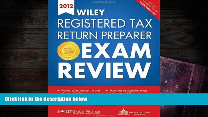 Popular Book  Wiley Registered Tax Return Preparer Exam Review 2012  For Kindle