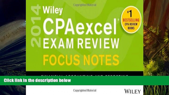 Popular Book  Wiley CPAexcel Exam Review 2014 Focus Notes: Financial Accounting and Reporting  For