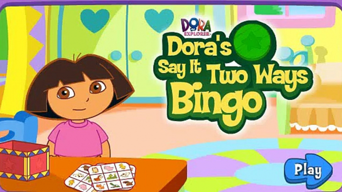 Doras Say It Two Ways Bingo - Dora Game Movie - Dora The Explorer