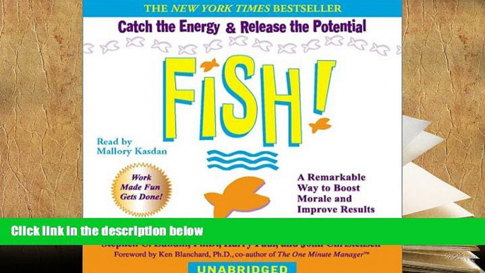 Popular Book  Fish!: A Remarkable Way to Boost Morale and Improve Results  For Trial