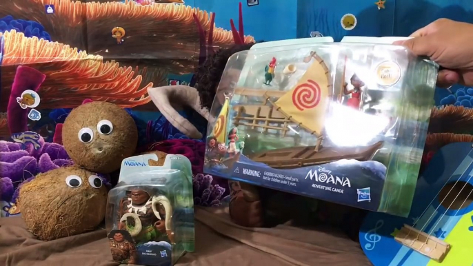 Moana Toys - Disney Movie New Disney Princess, Maui, Pua, HeiHei Kakamora. Disney Moana To