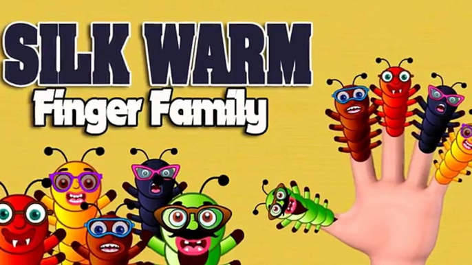 Finger Family Songs for Children Bee | Silk Worm Finger Family Nursery Rhymes Cartoon Anim