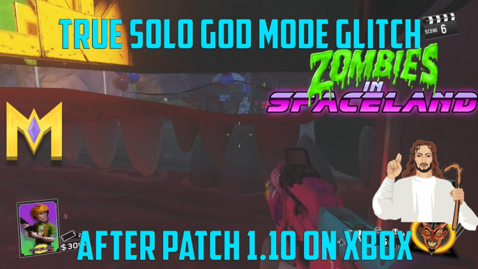 Zombies In Spaceland Glitches - 1.10 SOLO True God Mode Glitch - After Patch 1.10