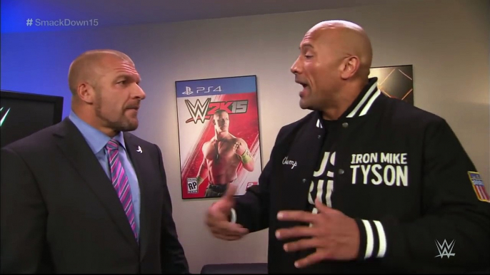 The Rock and Triple H take an aggressive stroll down memory lane: SmackDown, Oct. 10, 2014