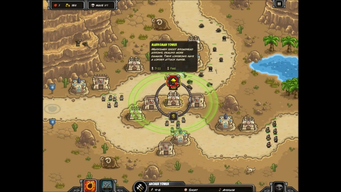 Kingdom Rush Frontiers  - [Iron]  - Sape Oasis