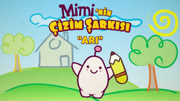 Arı Nasıl Çizilir Şarkısı - Çocuklar için Çizim - Miminin çizim Şarkısı