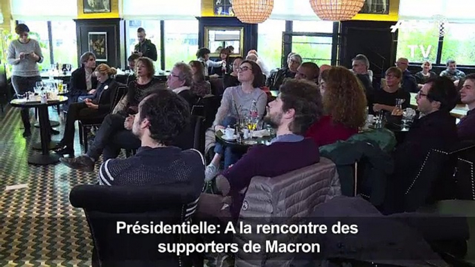 Présidentielle: à la rencontre des supporters de Macron