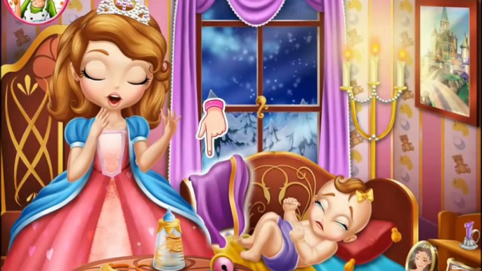 Baby Disney Princess Games-Sofia The First Caring Little Sister Video-New Baby Caring Games