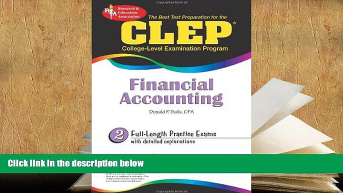 Best PDF  CLEP? Financial Accounting (CLEP Test Preparation) For Ipad