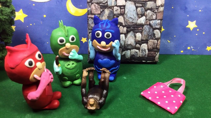 Pj Masks Play Doh ♥ PJ Masks Play Doh Surprises Gekko, Catboy and Owlette