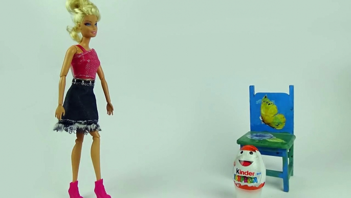 BARBIE Sorpresa Dulces de Huevo MÁGICO Unboxing de ANIMACIÓN STOP MOTION de Kinder