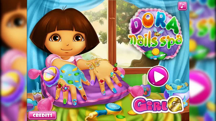 Dora The Explorer - Dora Nails Spa - Dora Games For Kids