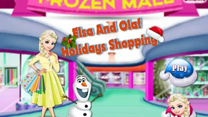 El juego de Compras de Vacaciones de Elsa y Olaf Jugar Juegos de Compras para las Fiestas de Elsa y Olaf