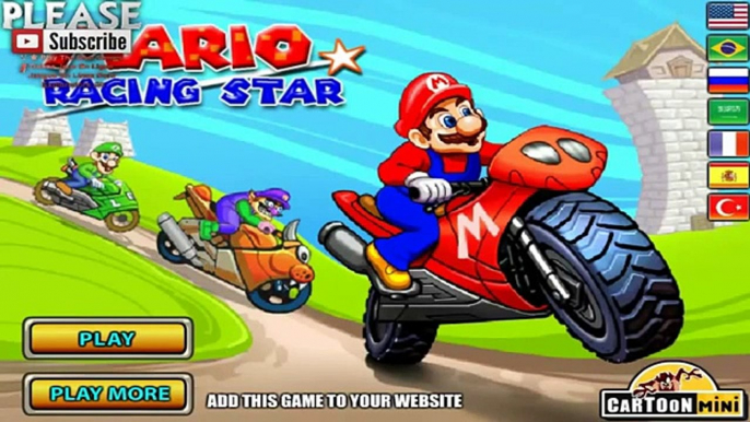 Bicicleta De Carreras Juegos | Juegos Para Niños | Carreras | Super Mario Moto Juegos De Carreras