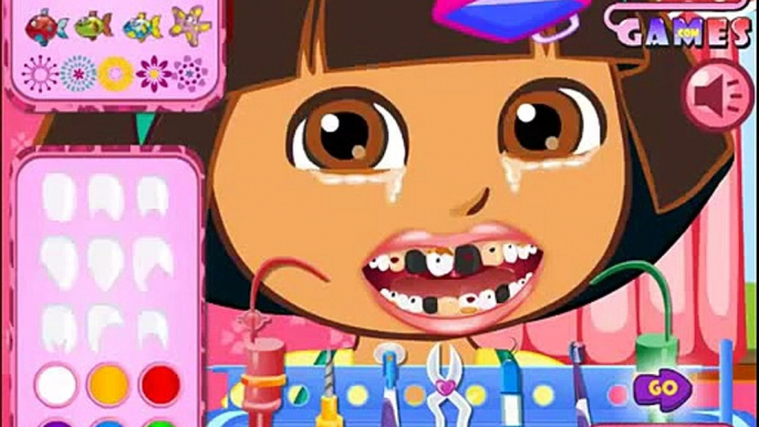 Dora the Explorer Perfect teeth at the Dentist Juegos para los niños kzd7 miAY4A