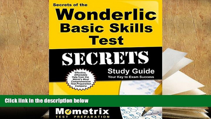 Popular Book  Secrets of the Wonderlic Basic Skills Test Study Guide: WBST Exam Review for the