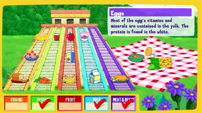 Doras Do Together Food Pyramid - Dora the Explorer Games - HD