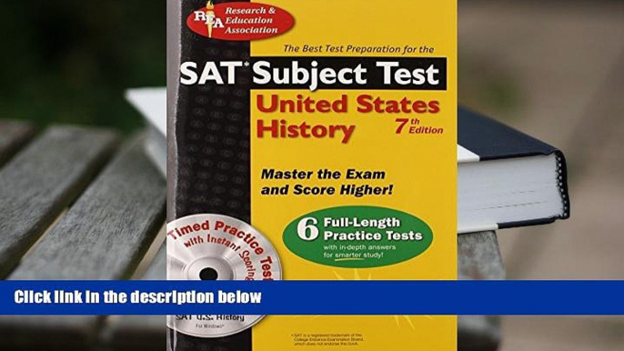 Best Ebook  SAT Subject Test™: United States History w/CD (SAT PSAT ACT (College Admission)