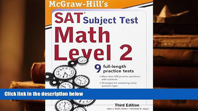 Popular Book  McGraw-Hill s SAT Subject Test Math Level 2, 3rd Edition (Sat Subject Tests)  For