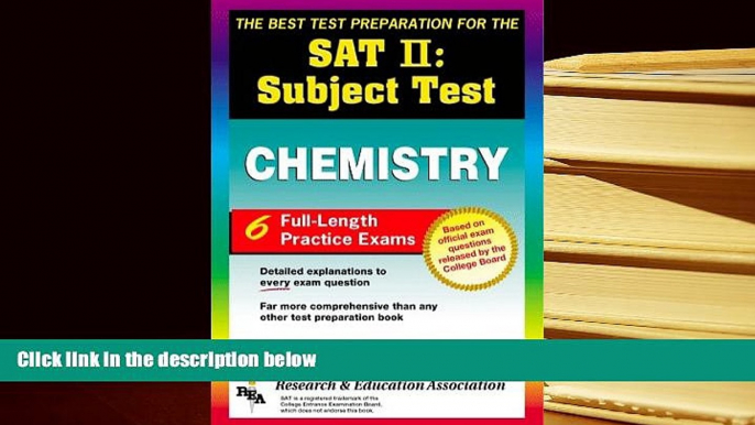 Popular Book  SAT II: Chemistry (REA) -- The Best Test Prep for the SAT II (SAT PSAT ACT (College