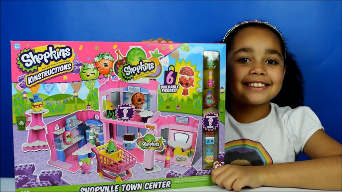 New Shopkins C3 Kinstructions Shopville Town Centre | Shopkins Collection | Mega toy Haul