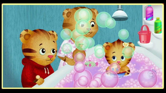 Daniel Tigers Neighborhood Bathtime video game for kids. Daniel Tigers Best Cartoon for Childrens