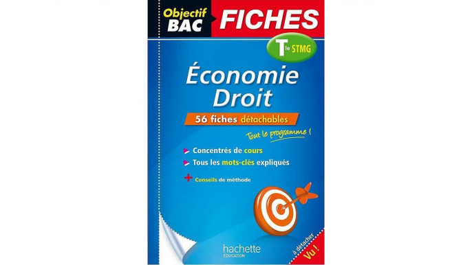 [Ebook PDF] Objectif Bac Fiches Détachables Eco-Droit Term Stmg