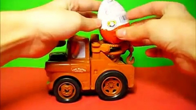 Cars 3 Disney Pixar- Kinder surprise eggs unwrapping! Ligtning Mcqueen