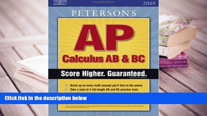 Best Ebook  Master the AP Calculus AB   BC, 1st edition (Peterson s AP Calculus AB   BC)  For